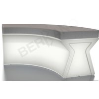 Скамейка Berkano X-seat Arc 230_019_03_106 (белый/графитовый)