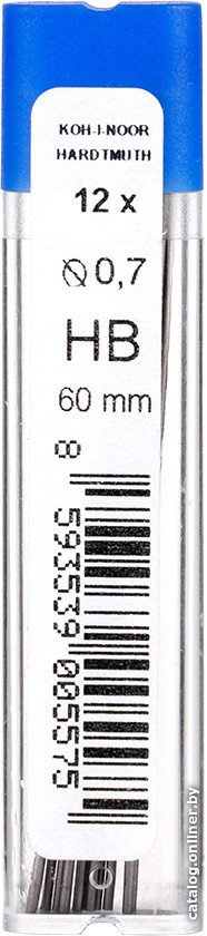 Набор грифелей для карандаша Koh-i-Noor Hardtmuth 41620HB007PK