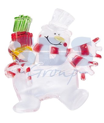 3D-фигура Neon-Night Снеговик с подарком [501-022]