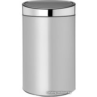 Мусорное ведро Brabantia Touch Bin 40 л (серый металлик/стальной)