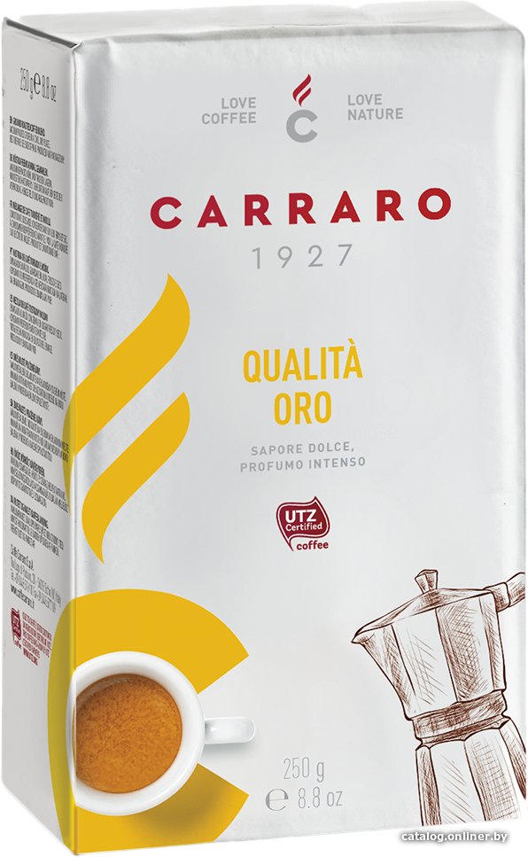Кофе Carraro Qualita Oro молотый 250 г