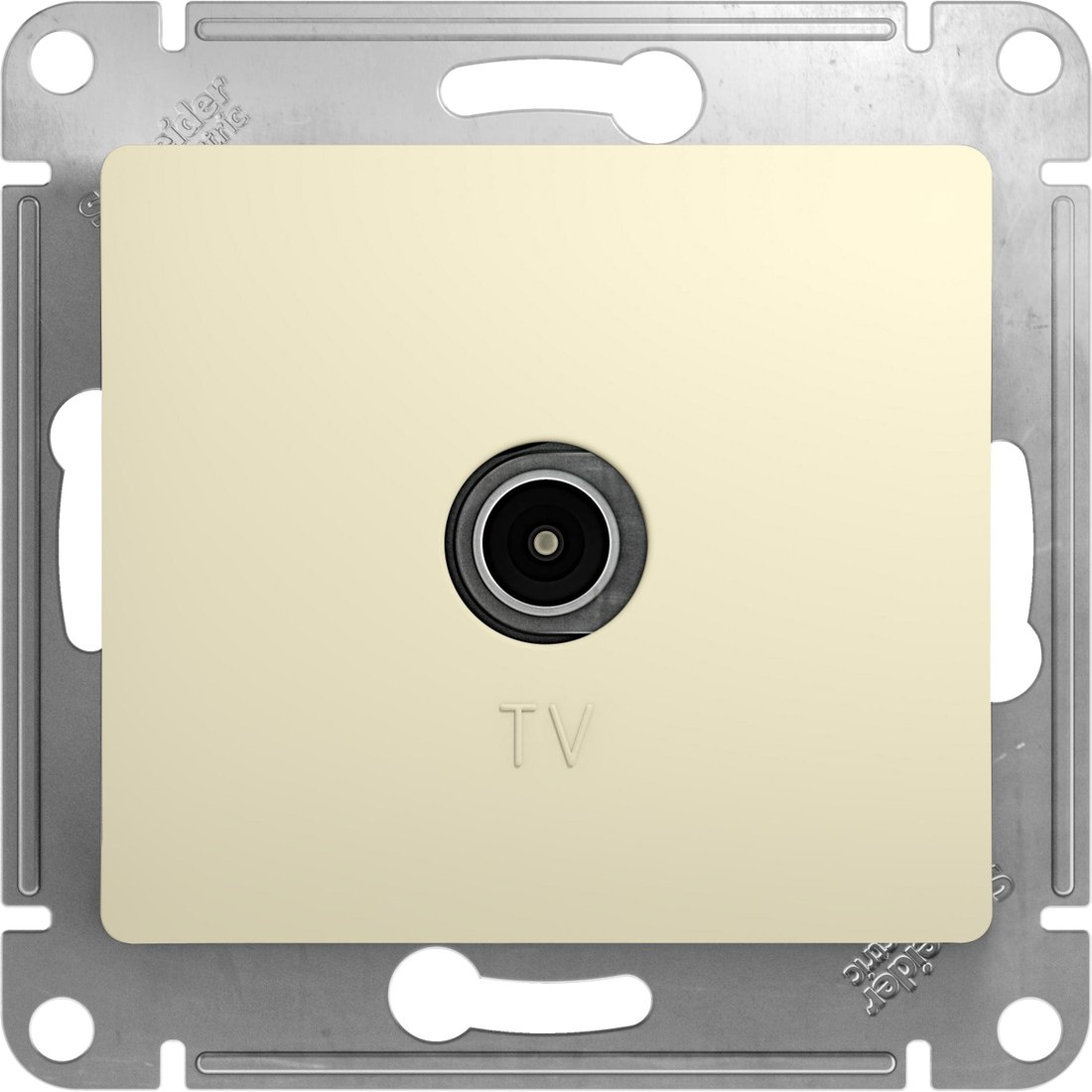 

Розетка телевизионная Schneider Electric Glossa GSL000292 (бежевый)