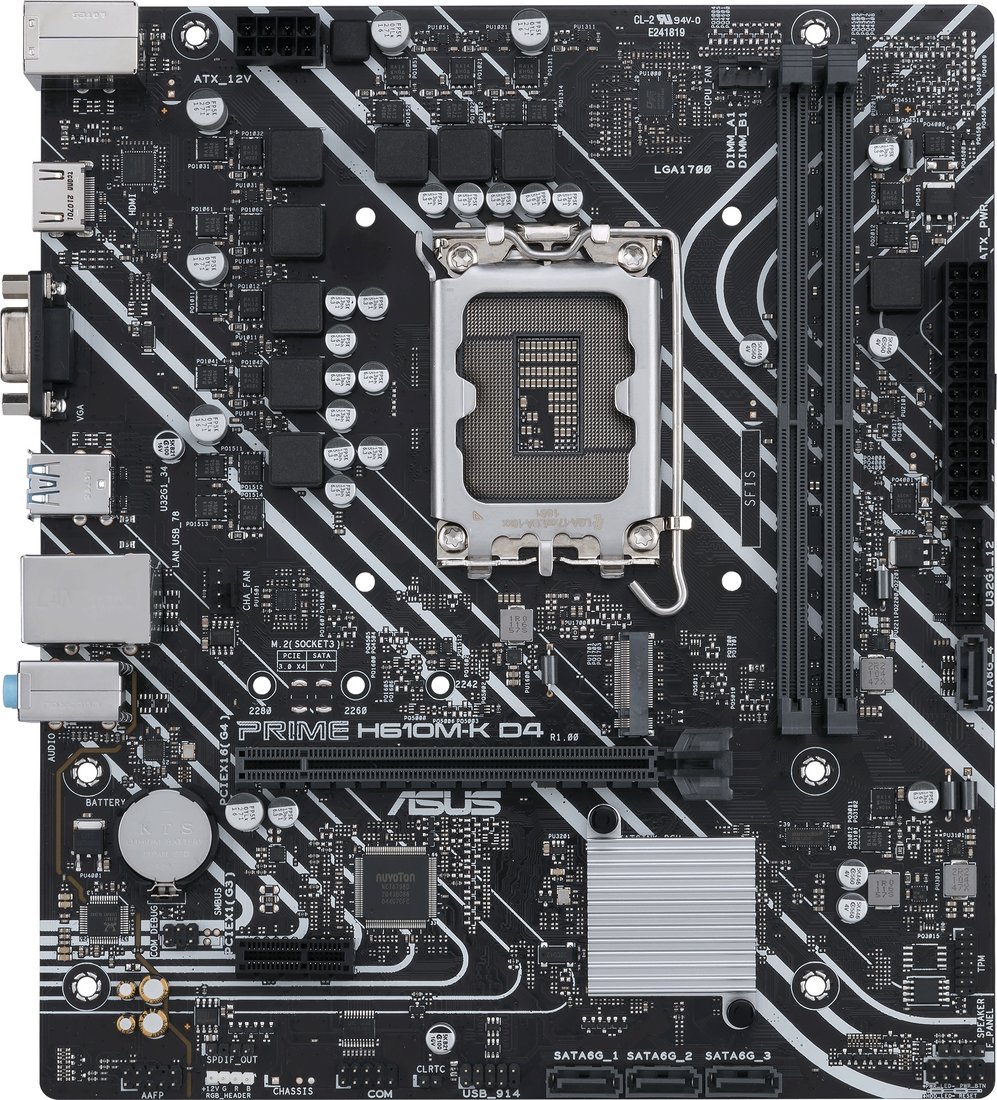 

Материнская плата ASUS Prime H610M-K D4