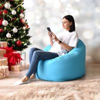 Кресло-мешок Mio Tesoro Poparada XXXL PO-65x85-NEB (небесный)