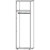 Шкаф распашной Norden Правый SG.823.OD.OD.R (дуб темный)