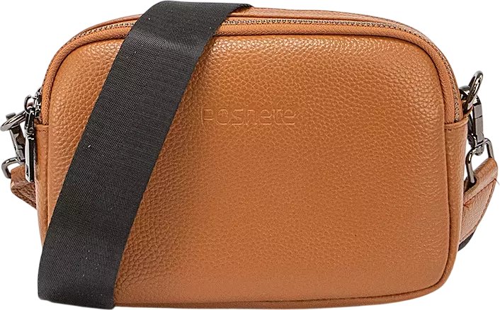 

Сумка через плечо Poshete 886-60051H-LCM (Dark Camel)