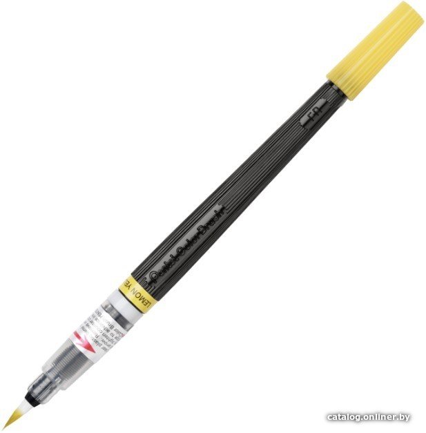 Маркер художественный Pentel Color Brush XGFL-105X (желтый)