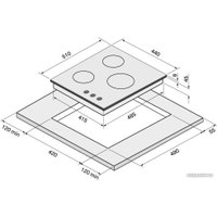 Варочная панель Krona Hagel 45 WH W