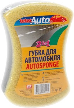 Губка Tetex Auto для автомобиля Два в одном