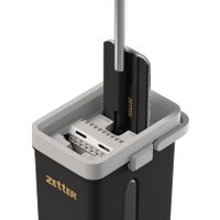 Швабра с отжимом Zetter L ZIP-HOME-0322-17 (черный)