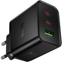 Сетевое зарядное Hoco N75 (черный)