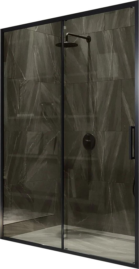 

Душевая дверь MaybahGlass 195x120 MGD-1541-6 (бронза стекло/черный)