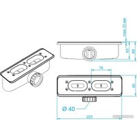 Душевой поддон RGW STL-G 90x90