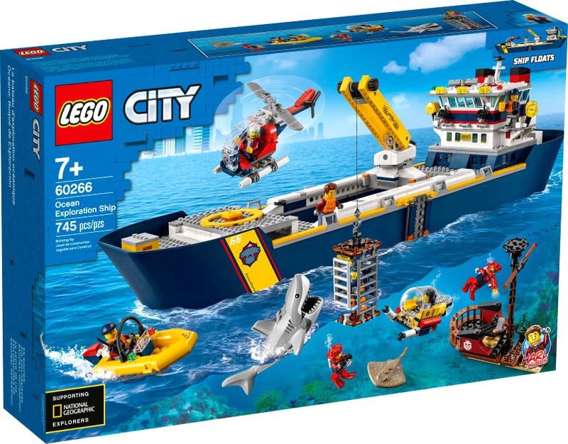 

Конструктор LEGO City 60266 Океан: исследовательское судно