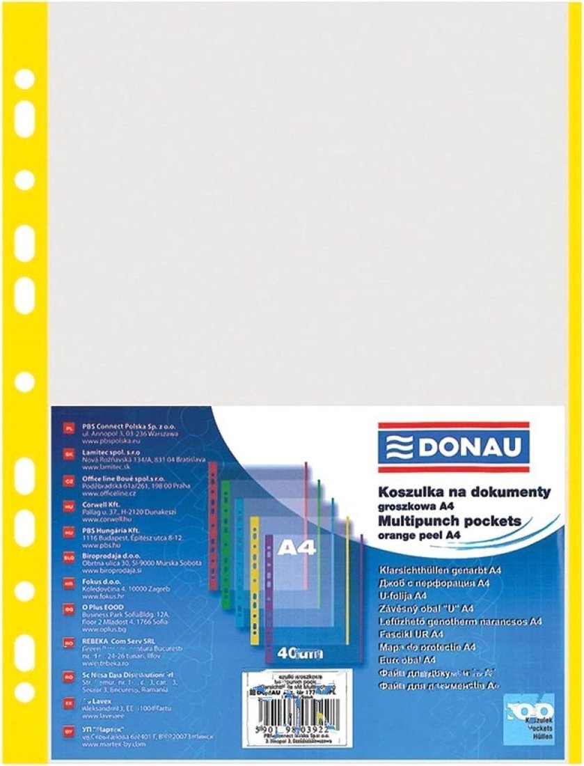 

Файл-вкладыш Donau Стандарт А4 1774100PL-11 (100 шт)