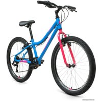 Велосипед Altair MTB HT 24 1.0 2021 (голубой/розовый)