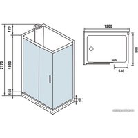 Душевая кабина WeltWasser WW500 Laine 1211