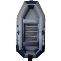 Моторно-гребная лодка Vivax К280Т с полом-книгой (без киля, серый/черный)