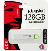 USB Flash Kingston DataTraveler G4 128GB Green (DTIG4/128GB)