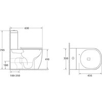 Унитаз напольный Cerutti Vince Tornado CT10373