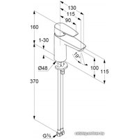 Смеситель Kludi Pure & Solid 342920575