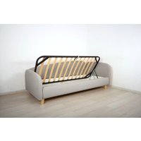 Кровать-тахта DiArt Альба 1.2 правая (Магия 53/ножки светлые) в Гродно