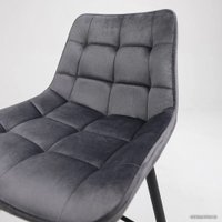 Стул AksHome Linx 86206 (темно-серый велюр G062-40/черный)