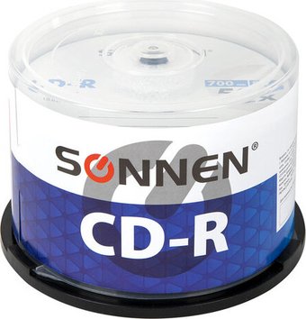 CD-R диск Sonnen 700Mb 52x 512570 (50 шт.)
