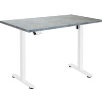 Стол для работы стоя ErgoSmart Electric Desk Slim 1200х650х25 мм (бетон чикаго/белый)