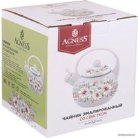 Чайник со свистком Agness Вивьен 934-439
