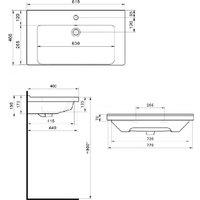 Умывальник Toppus Miranda 80 0303.022