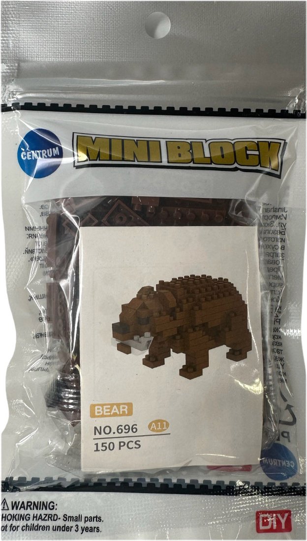 

Конструктор Centrum Бурый медведь 74137