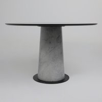 Кухонный стол Lepremo AV 1317 HPL+МДФ 1200 (мрамор марквина синий/черный)