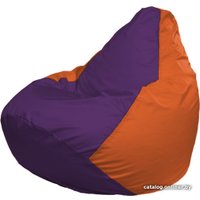 Кресло-мешок Flagman Груша Макси Г2.1-33 (оранжевый/фиолетовый)