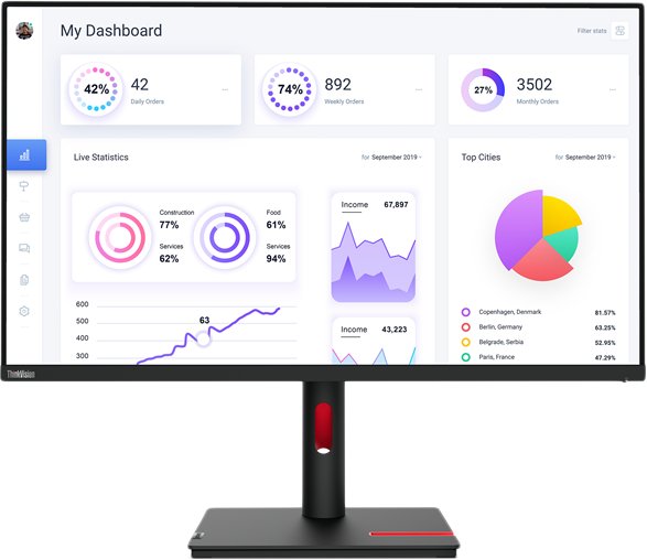 Монитор Lenovo ThinkVision T32p-30 63D2GAS1CB