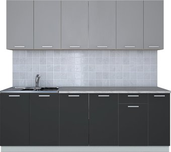 Интерлиния Мила Лайт 2.3 (серебристый/антрацит)