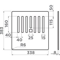 Разделочная доска на мойку Omoikiri CB-Kitagawa 86-LB 4999035