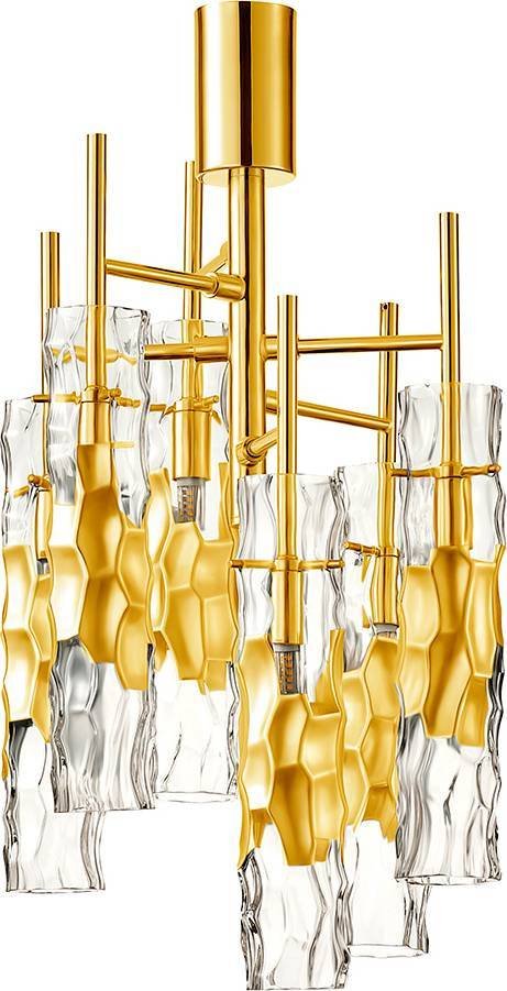 

Подвесная люстра Crystal Lux Primavera Pl6 Gold