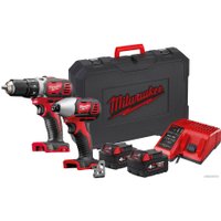  Milwaukee M18 BPP2D-402C 4933447126 (шуруповерт, винтоверт, 2 АКБ, кейс)
