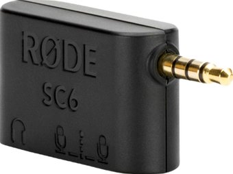 Адаптер RODE SC6 3.5 мм - 3.5 мм (черный)