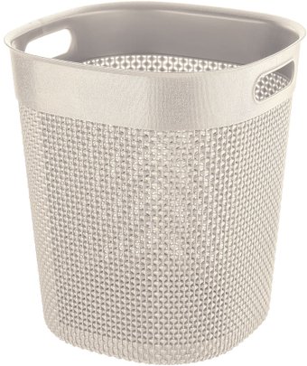 Корзина для бумаг Plast Team Oslo 16 л (молочный)