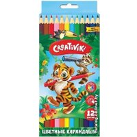 Набор цветных карандашей Creativiki КЦ12КР (12 цветов)