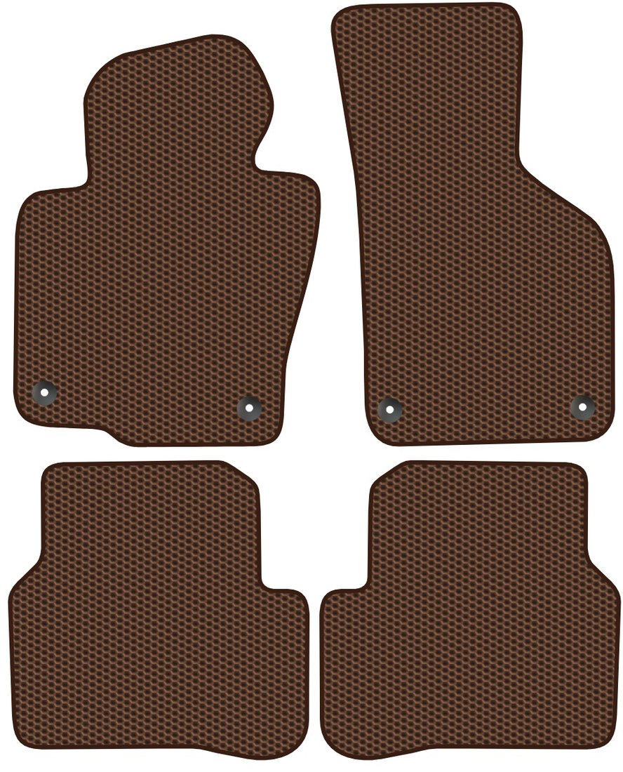 

Комплект ковриков для авто Alicosta Volkswagen Passat СС (седан / B6) 2008 - 2016 (коричневый, сота)