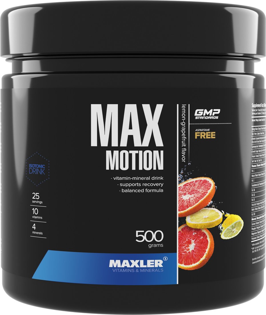 Изотоник Maxler Max Motion (500 г, лимон-грейпфрут)