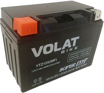 Мотоциклетный аккумулятор VOLAT YTZ12S MF (11 А·ч)