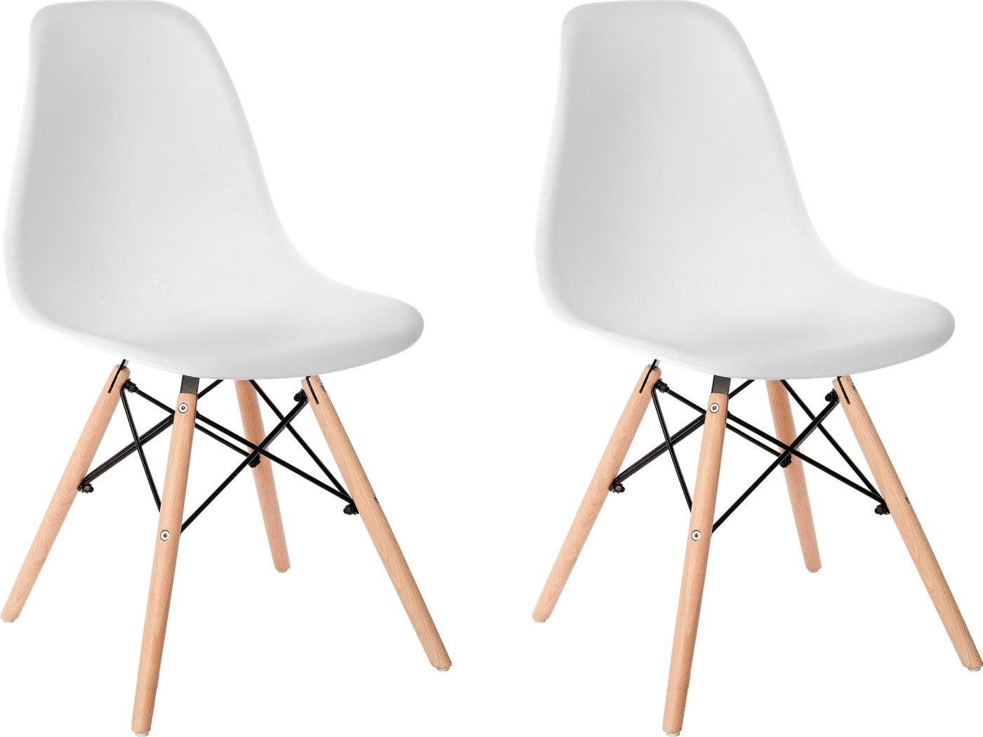 

Стул Mio Tesoro Бари SC-001 (2 шт, белый/дерево)