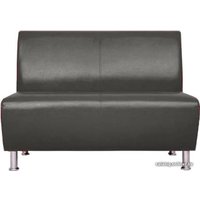Диван Brioli Руди двухместный (экокожа, L21 серый)
