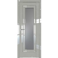 Межкомнатная дверь ProfilDoors 24L L 80x200 (галька люкс серебро люкс, стекло графит)