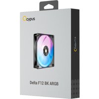 Вентилятор для корпуса Ocypus Delta F12 BK ARGB
