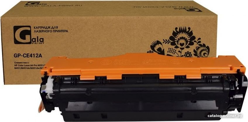 Картридж Gala-print GP-CE412A (№305A) (аналог HP CE412A (№305A))